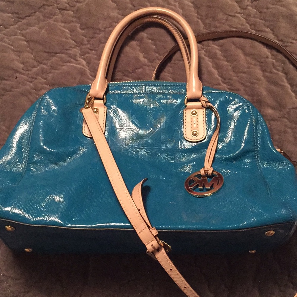 UNIQUE Michael Kors Deep Teal/Turquoise Handbag